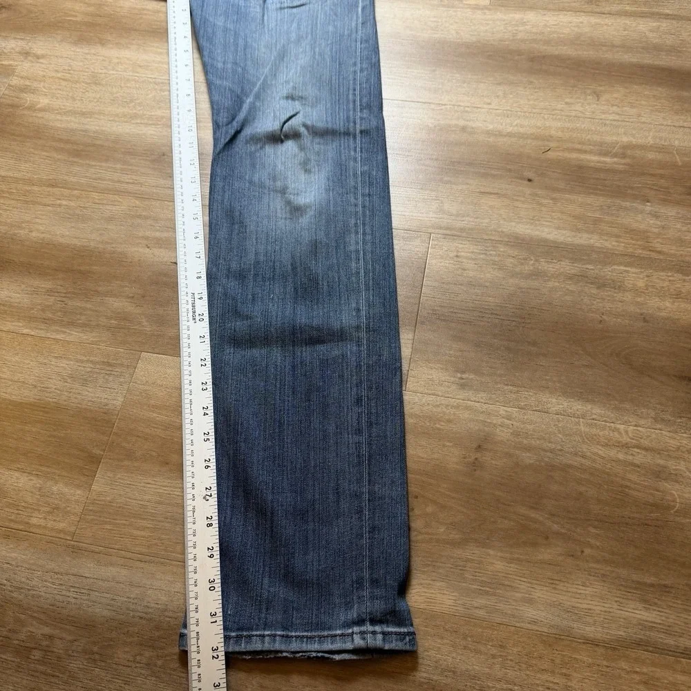 Diesel Waykee Jeans Men 30x32 Blue Straight Leg Stretch Medium‎ Wash Distressed
